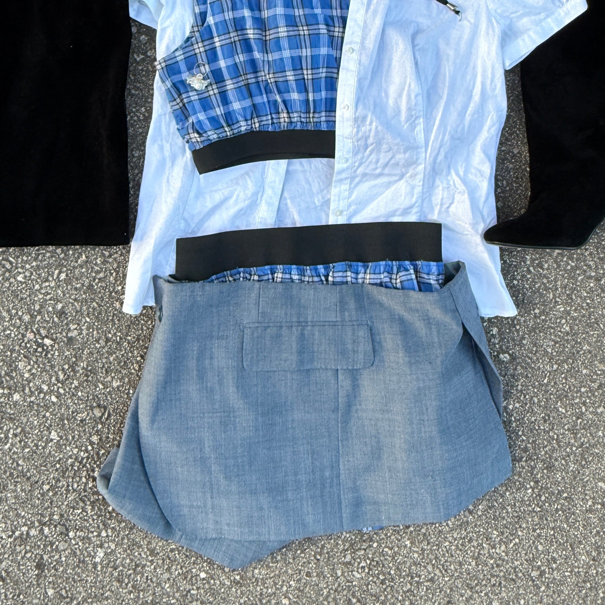 SKIRT PANTS-HIGH SCHOOL SET