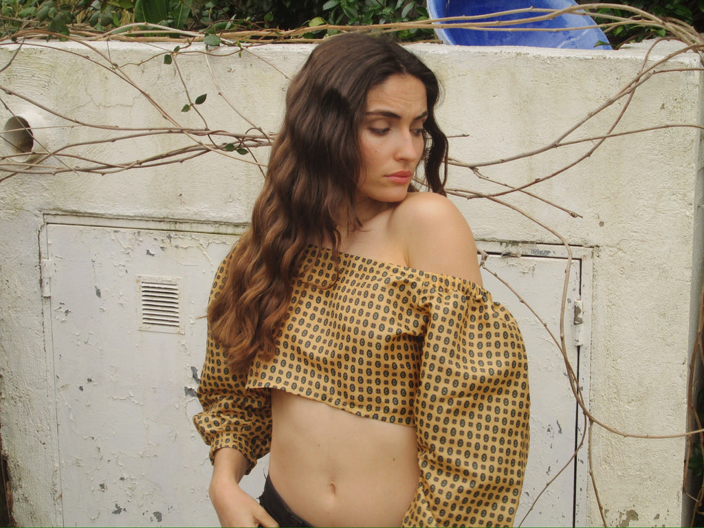 MUSTARD BLOUSE