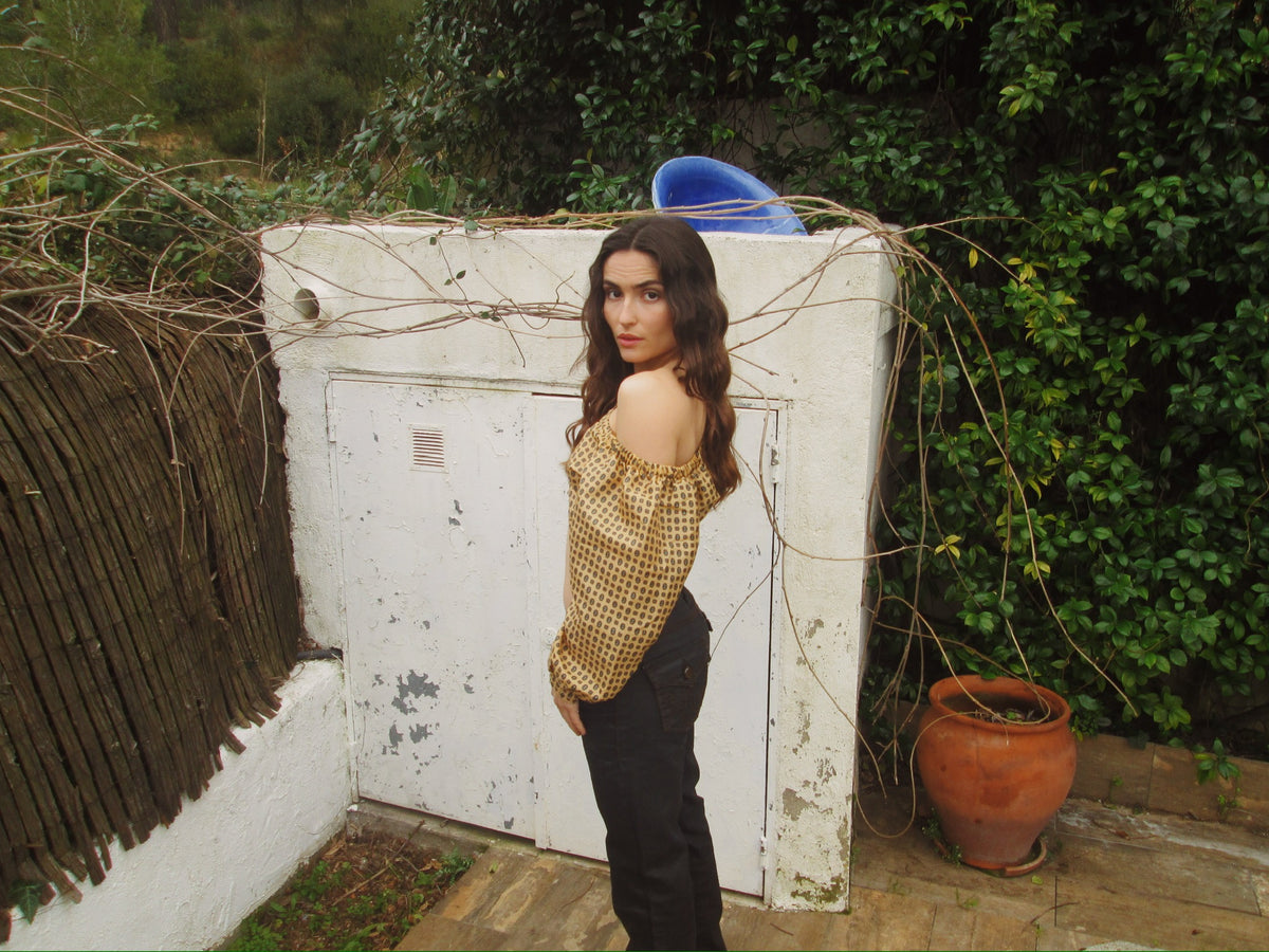 MUSTARD BLOUSE
