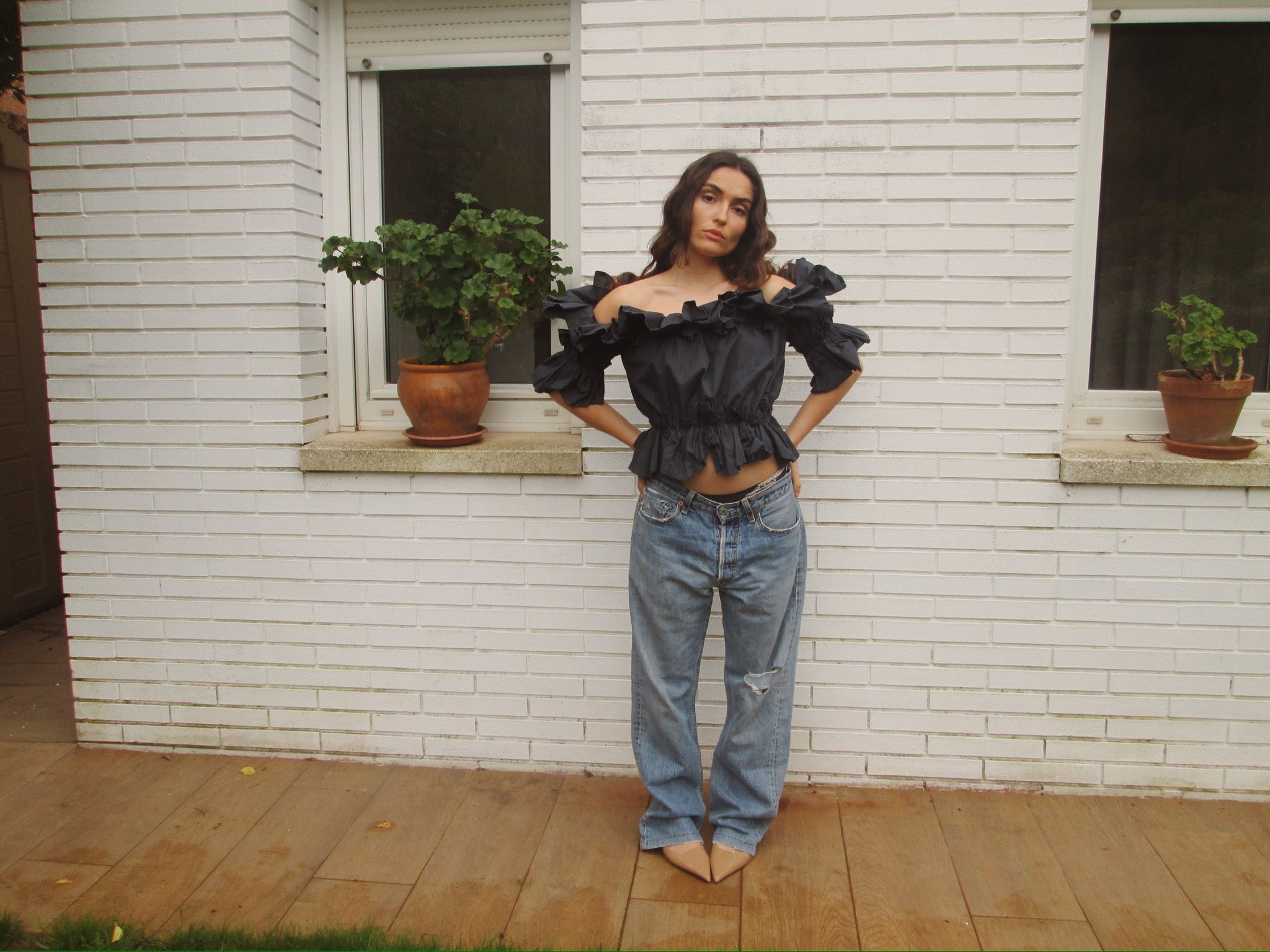BLUE BLOUSE